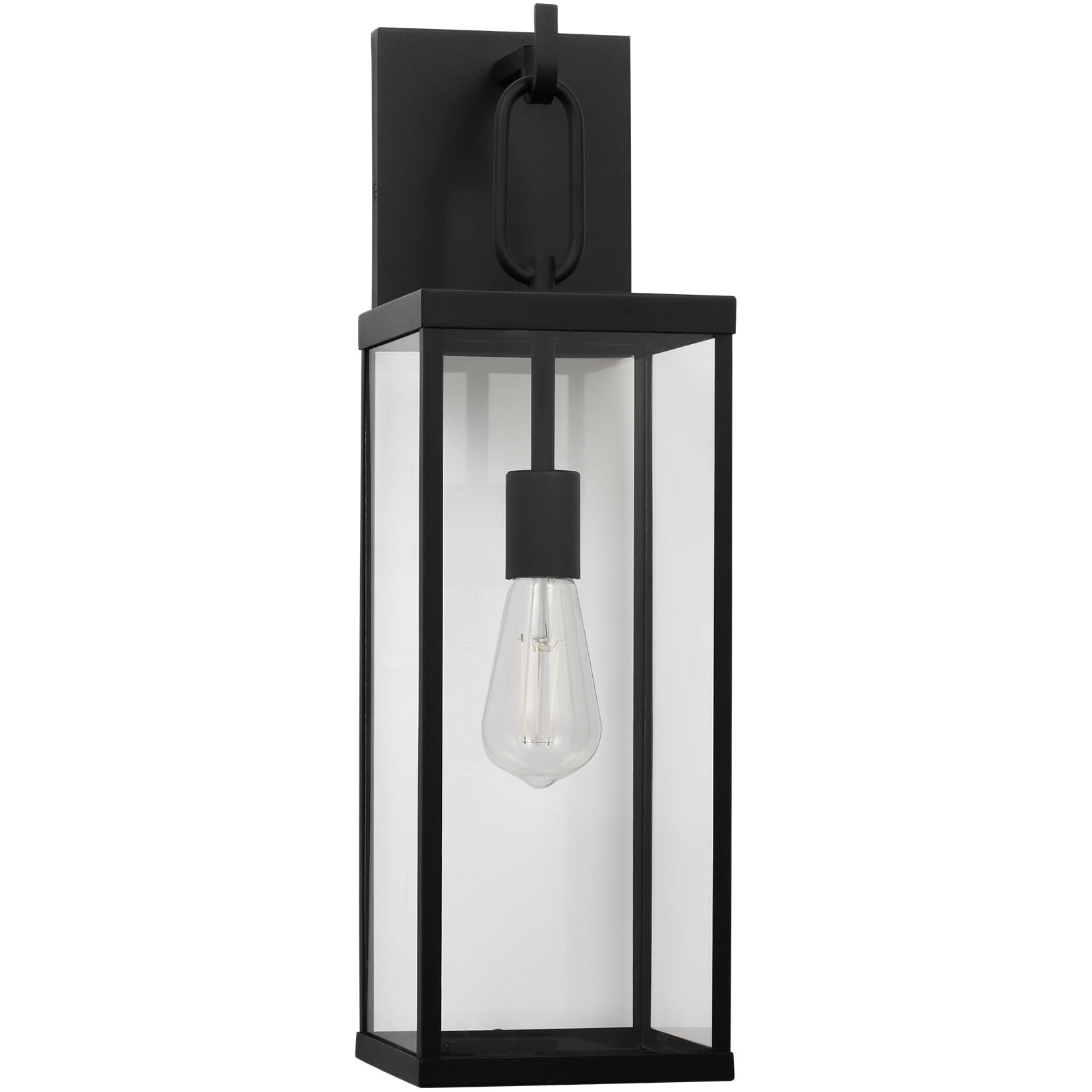 Rox LED 22 inch Textured Black Outdoor Wall Lantern
