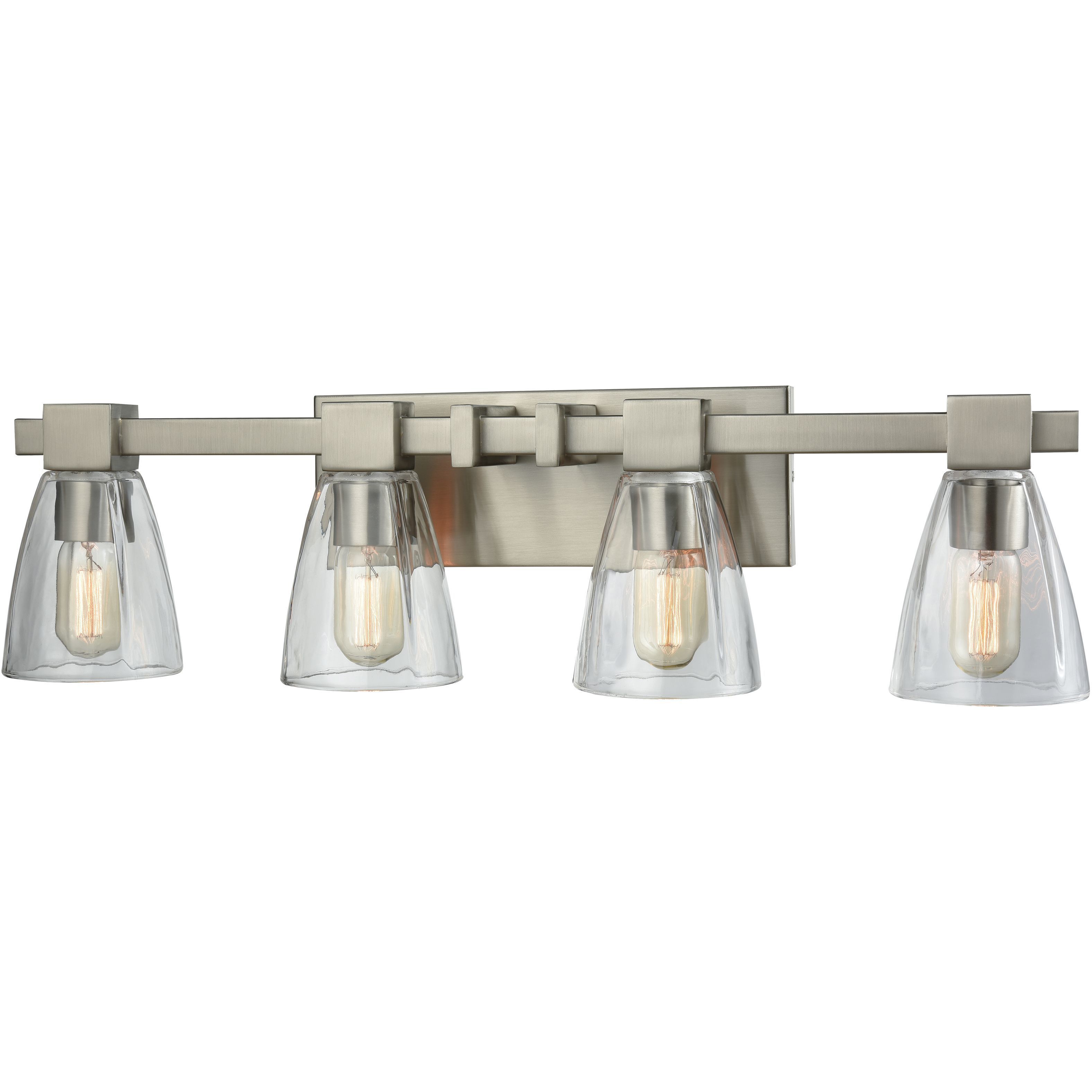 Ensley 4 Light 28.00 inch Bathroom Vanity Light