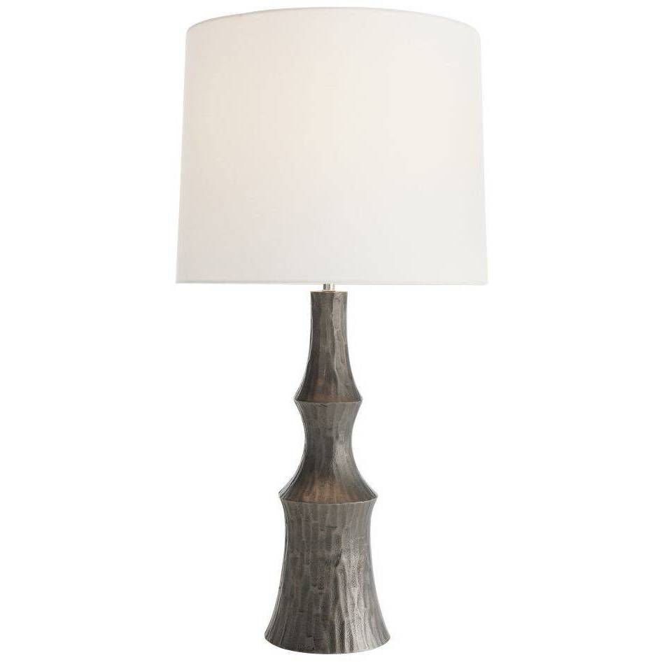 Grainger 30 inch 150.00 watt Graphite and Polished Nickel Lamp Portable Light