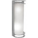 Nevis 2 Light 16.75 inch Satin Outdoor Wall Sconce