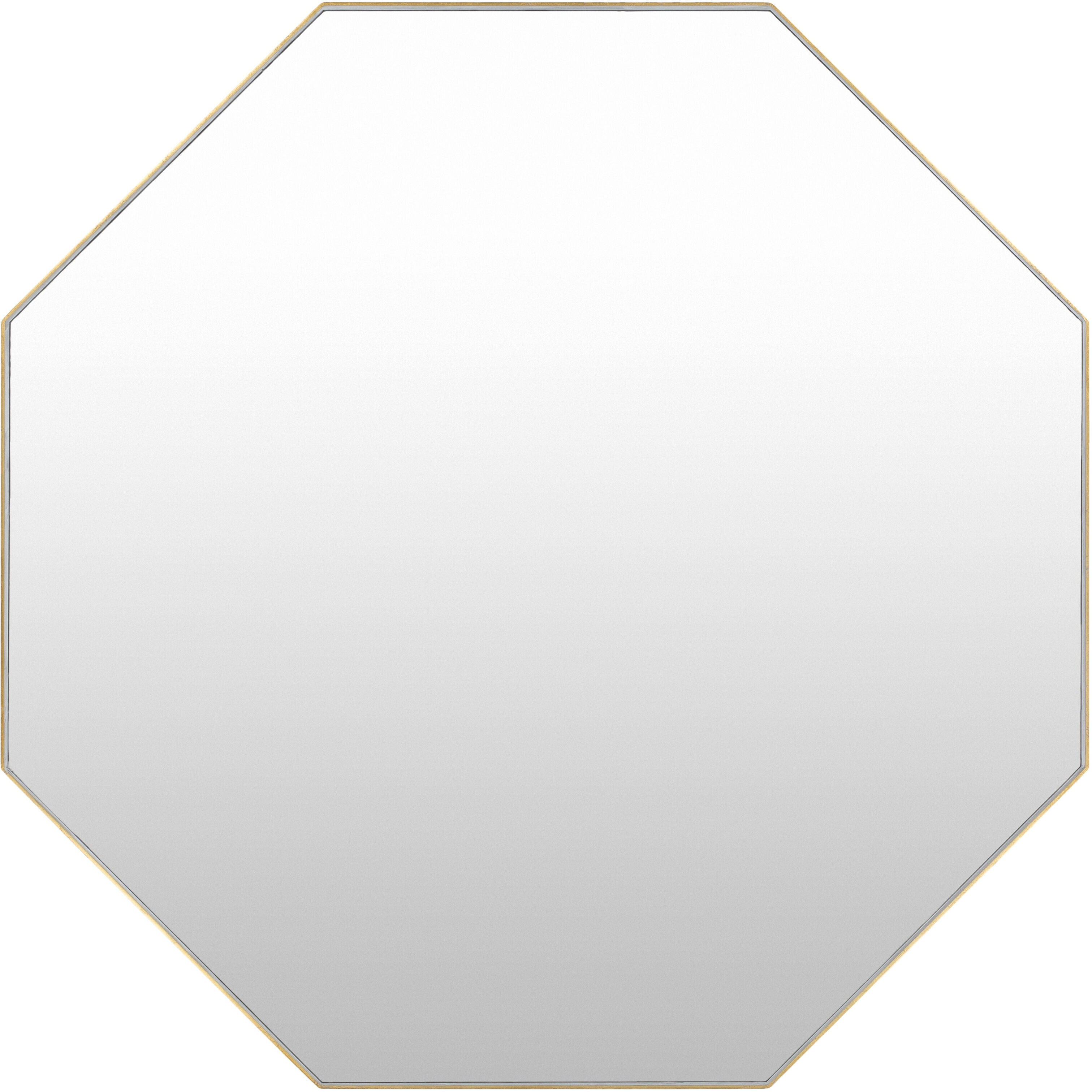 Java 40 X 40 inch Gold Mirror, Large