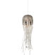Medusa 1 Light 5.5 inch Nickel and Silver Multi-Drop Pendant Ceiling Light