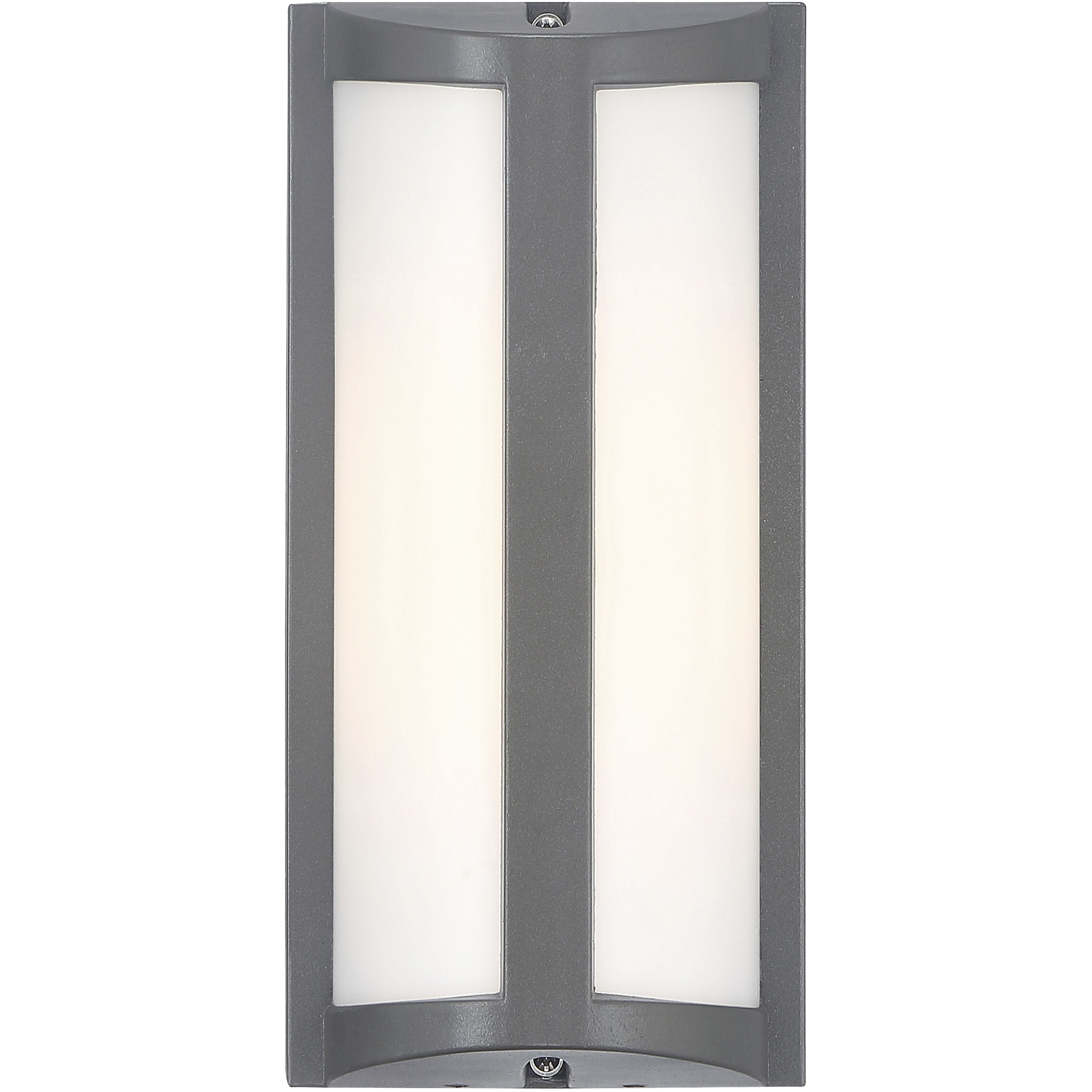 Margate LED 10.25 inch Satin and White Outdoor Wall Sconce