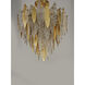 Majestic 10 Light 24 inch Gold Leaf Flush Mount Ceiling Light