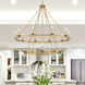 Middleton 15 Light 45 inch Warm Brass Chandelier Ceiling Light, Essentials