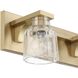 Dryden 2 Light 15 inch Champagne Gold Vanity Light Wall Light