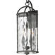 Del Mar 2 Light 24.25 inch Blacksmith Outdoor Wall Mount in Water