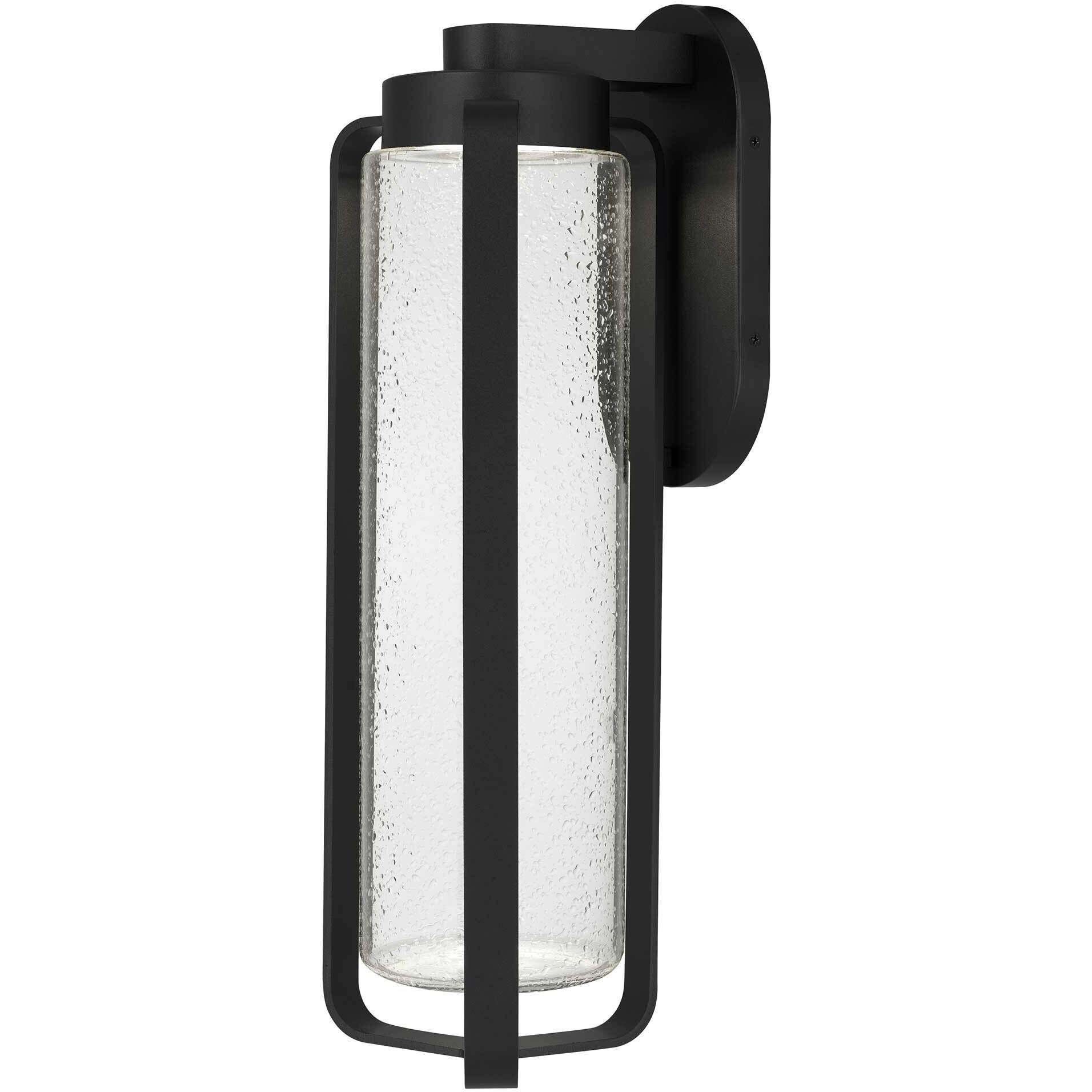 Clover LED 20.5 inch Sand Black Outdoor Wall Sconce