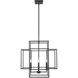 Titania 4 Light 22 inch Matte Black Chandelier Ceiling Light
