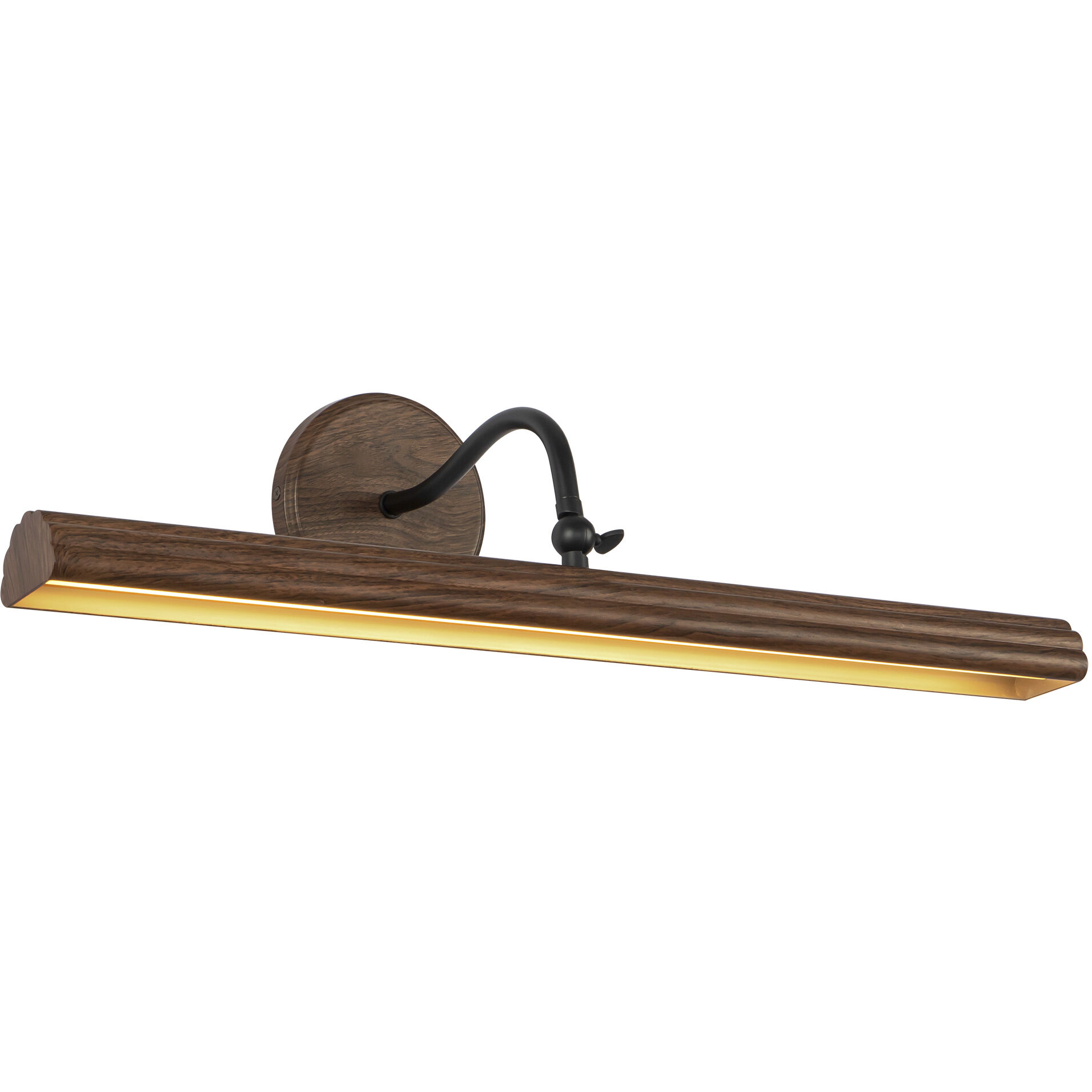 Alora Mood Dottie 24 watt 24.13 inch Walnut Wall/Picture Light Wall Light