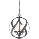 Blacksmith 3 Light 16 inch Old Black Finish Pendant Ceiling Light