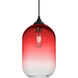 Omega 12 1 Light Black Outdoor Pendant