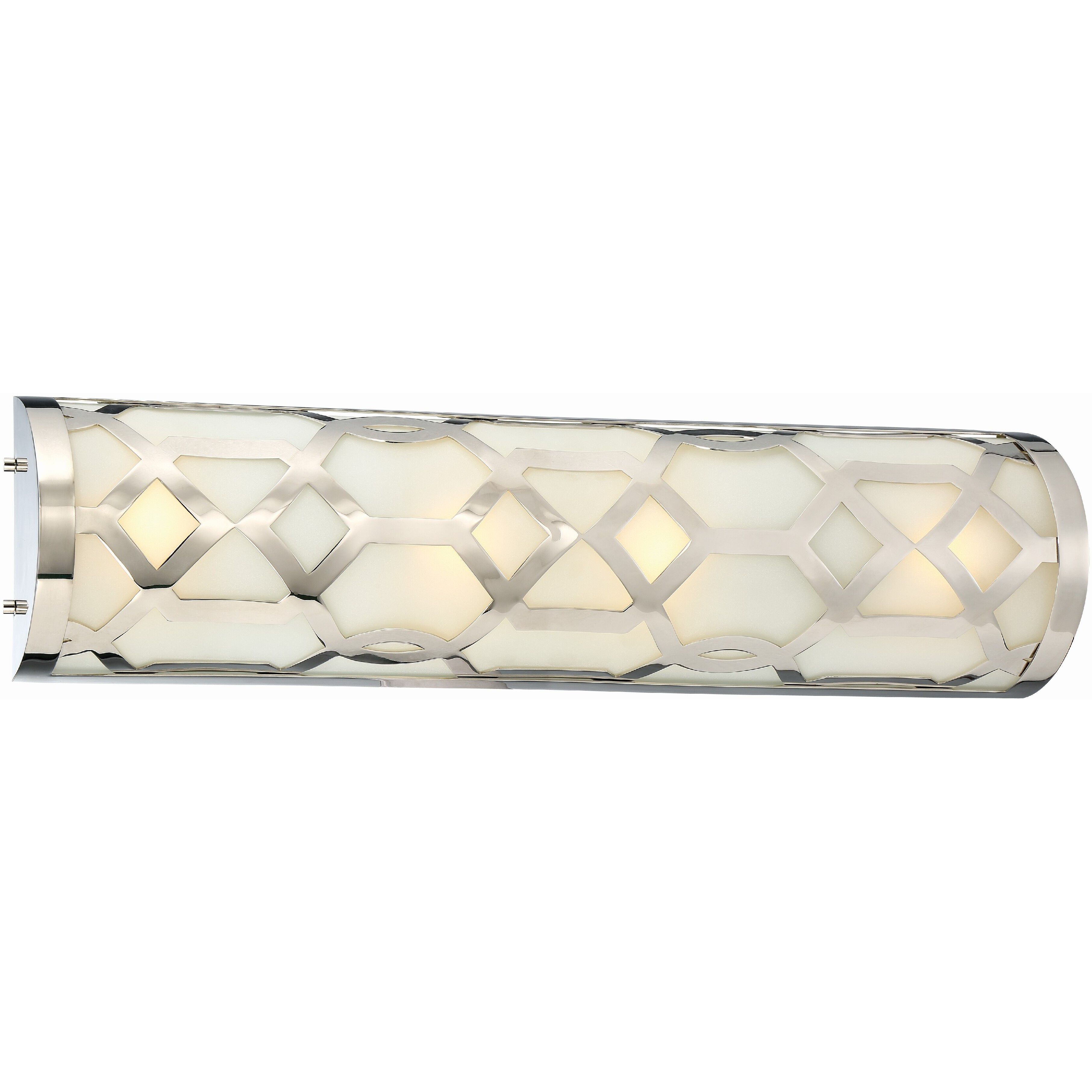 Jennings Bath Vanity Light Wall Light in Polished Nickel