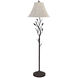 Iron 64 inch 150 watt Black Floor Lamp Portable Light