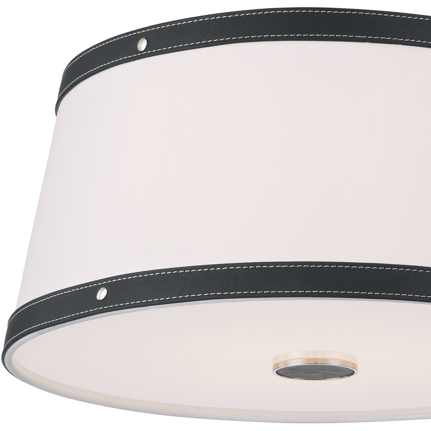 Callahan 3 Light 17 inch Polished Nickel Flush Ceiling Light