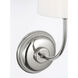 Thomas O'Brien Vendome LED 5.5 inch Polished Nickel Single Sconce Wall Light