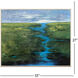 Green Valley 33 X 27 inch Non-Glass Framed Art, Propac