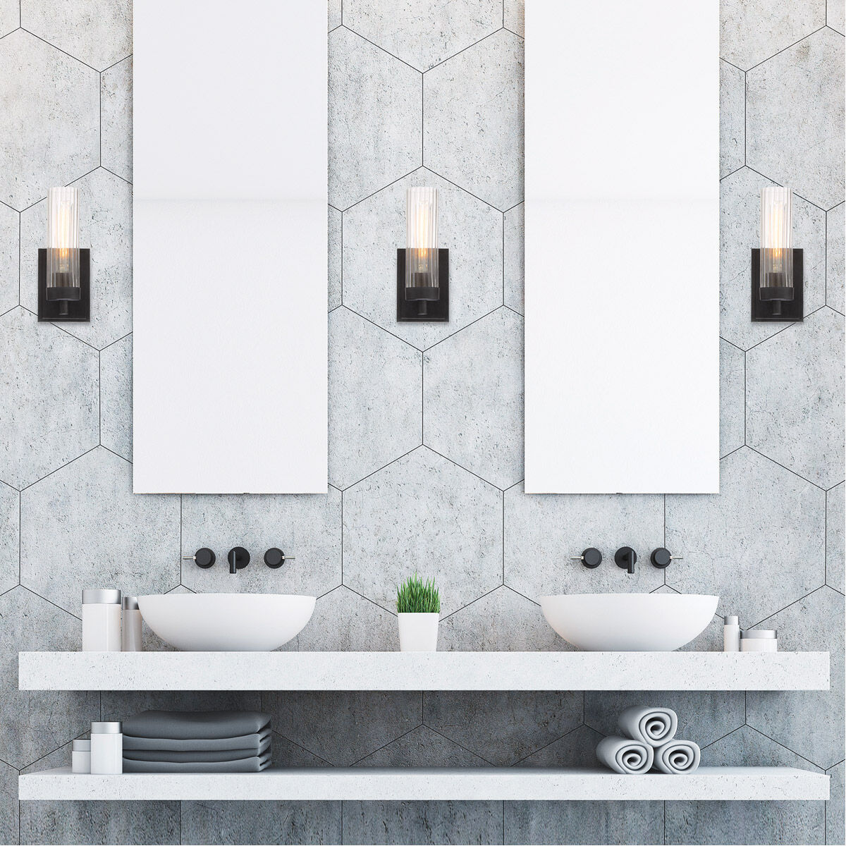 Braden 1 Light 5 inch Iron Graphite Wall Sconce Wall Light