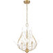 Claudine 4 Light 18 inch Modern Gold Chandelier Ceiling Light