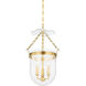 Rousham 3 Light 12.75 inch Aged Brass Hanging Lantern Ceiling Light