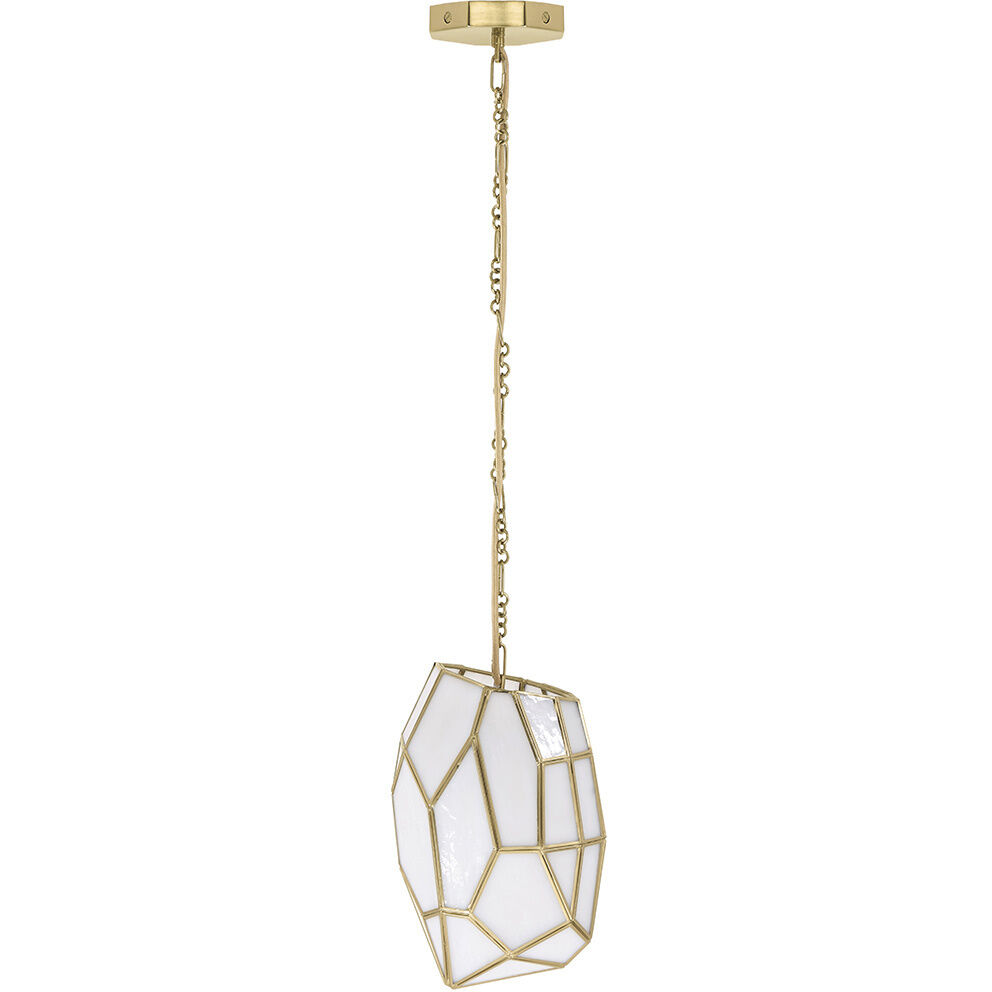 Heera 1 Light 6 inch Brass Chandelier Ceiling Light