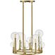 Alchemy 8 Light 24.25 inch Lacquered Brass Indoor Chandelier Ceiling Light