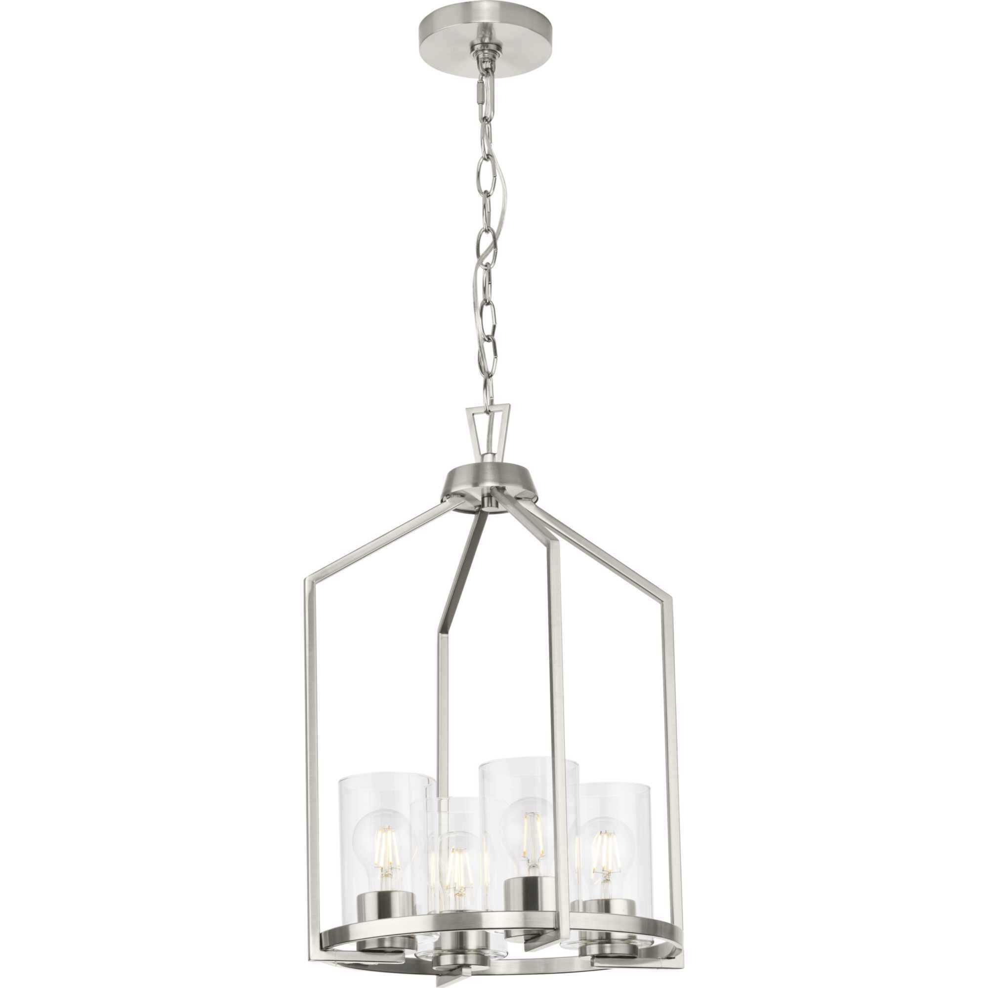 Goodwin 4 Light 14 inch Brushed Nickel Foyer Light Ceiling Light