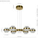 Milano Series 25.5 inch Antique Brass Pendant Ceiling Light, Artisan Collection