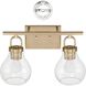 Mansfield 2 Light 16 inch Champagne Gold Vanity Light Wall Light