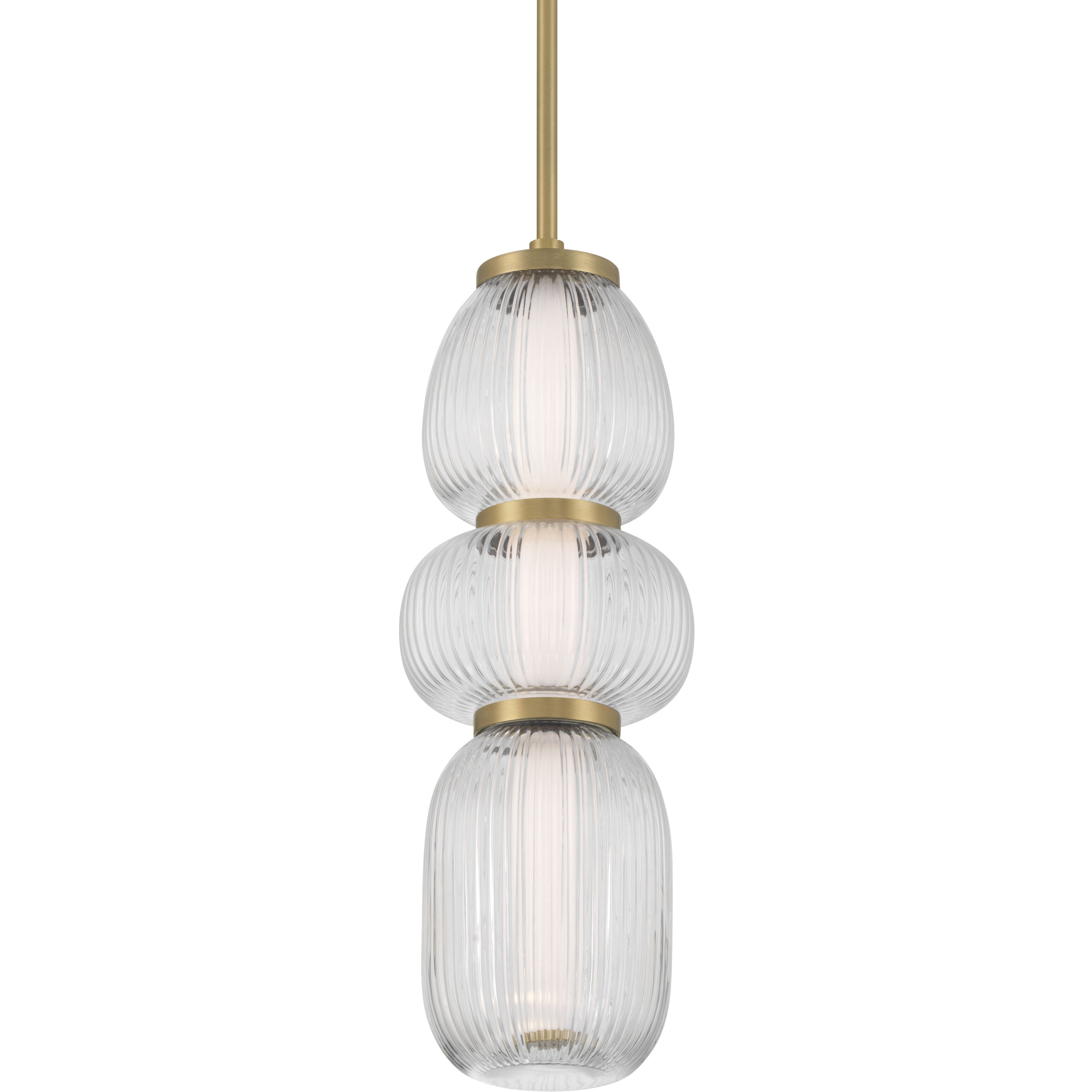 Cordel LED 6.5 inch Legacy Brass Mini Pendant Ceiling Light