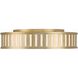 Kendal 4 Light 22.5 inch Vibrant Gold Flush Ceiling Light