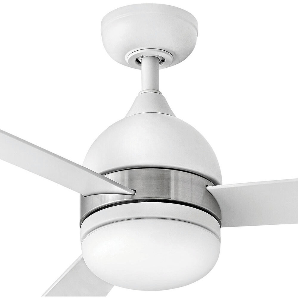Verge 52 inch Matte White Fan