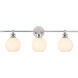 Collier 3 Light 28 inch Chrome Wall sconce Wall Light