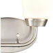 Winslow 2 Light 12.5 inch Brushed Nickel Vanity Light Wall Light