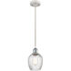 Ballston Salina 1 Light 5 inch White and Polished Chrome Mini Pendant Ceiling Light, Ballston