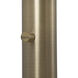 Rancho Mirage 87 inch 9 watt Weathered Brass and Black Arc Floor Lamp Portable Light