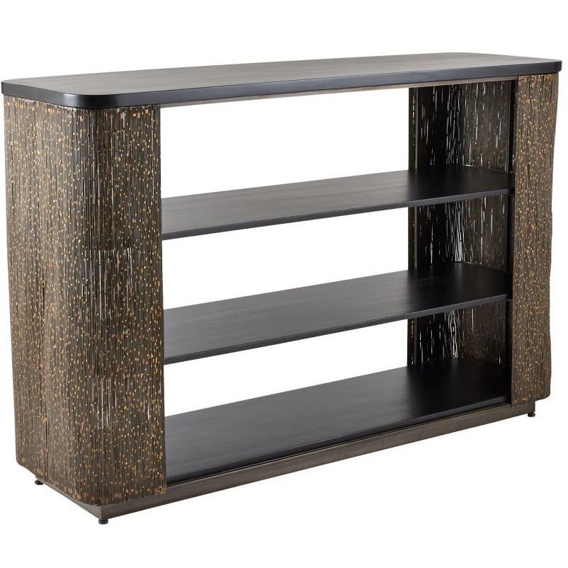 Easton Antique Brass Bookshelf