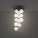 Pearla LED 11 inch Black Indoor Ceiling Lighting