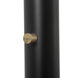 Culver 90 inch 60.00 watt Weathered Brass and Black Arc Floor Lamp Portable Light