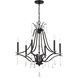 Laurel Estate 6 Light 26.75 inch Coal Chandelier Ceiling Light