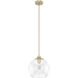 Xidane 1 Light 12 inch Alturas Gold Pendant Ceiling Light, Medium