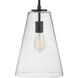 Vance 1 Light 10 inch Satin Black Indoor Pendant Ceiling Light