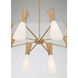 Vantrel 8 Light 36 inch Legacy Brass Chandelier Ceiling Light