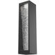 Torrent LED 18 inch Textured Black Outdoor Sconce