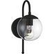 Farmhouse Outdoor Wall Lantern in Black