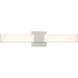 Vantage LED Brushed Nickel Wall Sconce Wall Light, Square