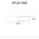 Modern LED 15 inch Satin Chrome Flush Mount Ceiling Light in White
