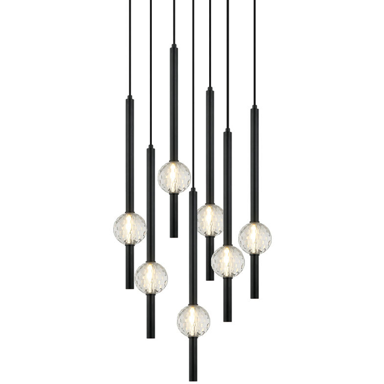 Windchimer 7 Light 18.88 inch Pendant