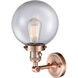 Franklin Restoration Large Beacon LED 8 inch Antique Copper Sconce Wall Light, Franklin Restoration