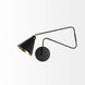 Cobalt 32 inch Black Wall Sconce Wall Light